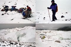 
Jerome Ryan Descending The Baltoro Glacier In Snow
